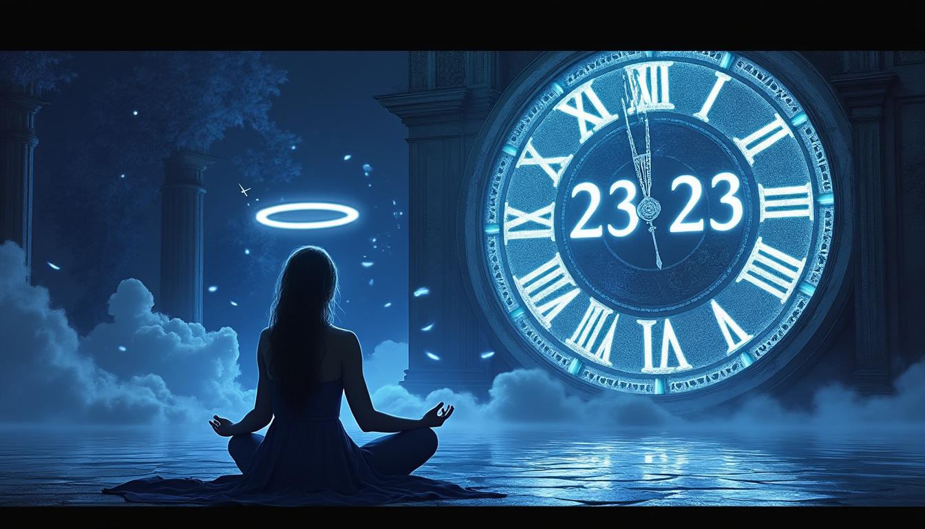 découvrez la signification spirituelle de l'heure miroir 23h23 et le message puissant qu'elle vous transmet pour guider votre chemin de vie et éveiller votre conscience.