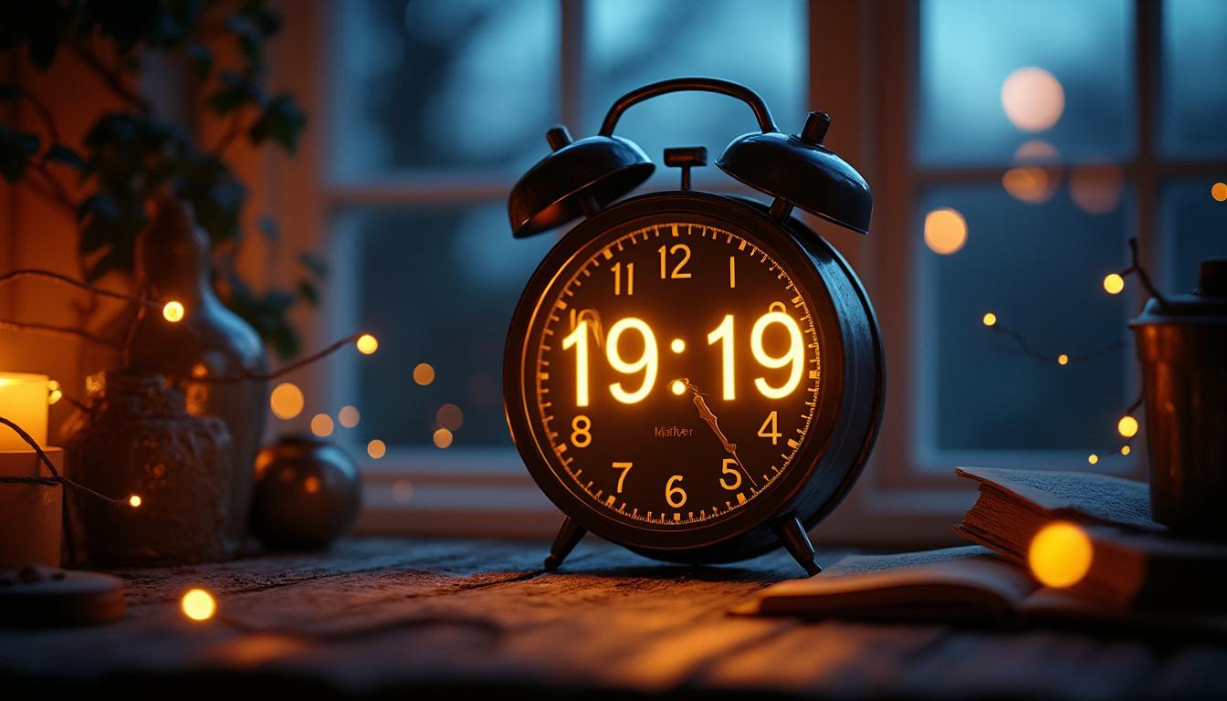 découvrez pourquoi l'heure miroir 19h19 capte votre attention ce soir et quels messages ou significations se cachent derrière cette synchronicité intrigante.