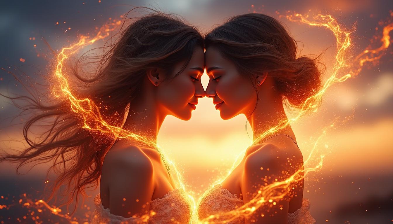 découvrez le mystère des flammes jumelles et comprenez ce lien puissant qui transforme profondément les âmes féminines, entre passion et éveil spirituel.