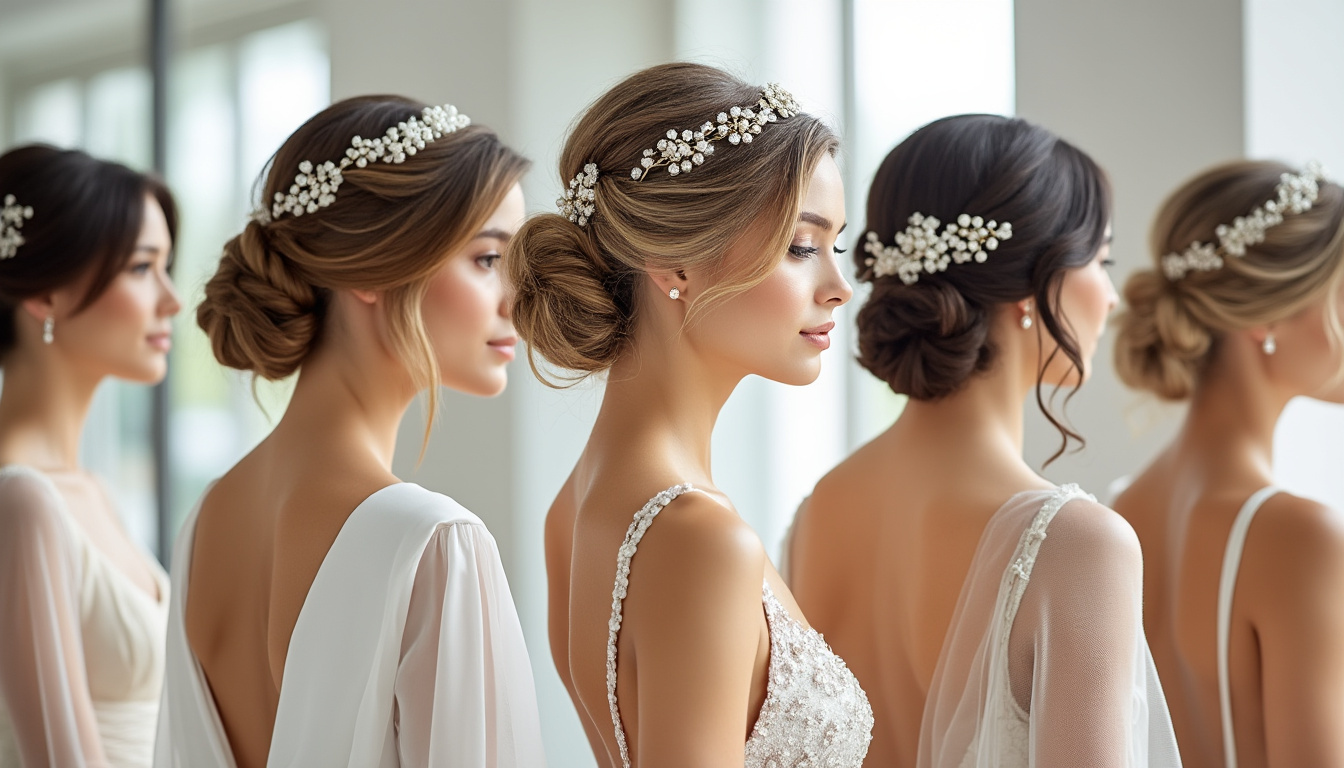 découvrez des idées élégantes de coiffures de mariage pour cheveux courts, parfaites pour sublimer votre journée spéciale avec style et raffinement.
