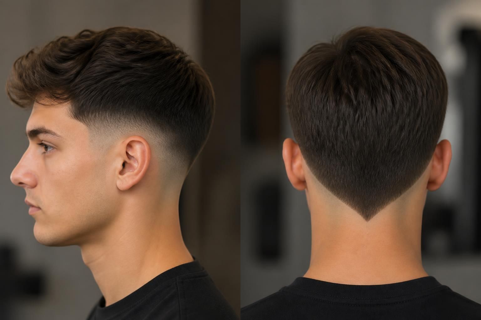 découvrez des inspirations tendances pour une coupe de cheveux homme cuenta, avec des styles dégradés ou en v pour un look moderne et élégant.