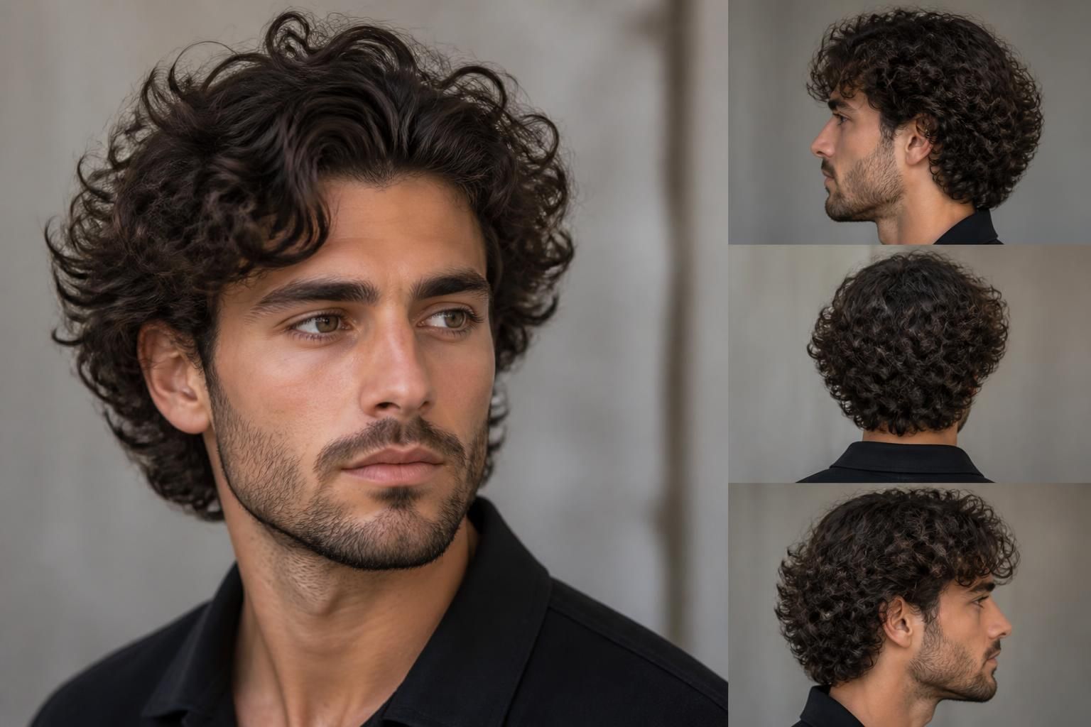découvrez des idées de coupes de cheveux pour hommes aux cheveux épais, bouclés et mi-longs, afin de sublimer votre style avec des coiffures adaptées et tendance.