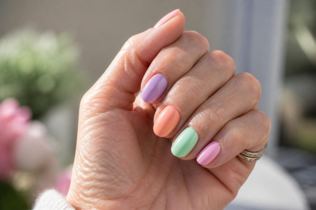 découvrez les tendances babyboomer pour vos ongles avec des nuances pastel délicates, idéales pour une manucure élégante et moderne.