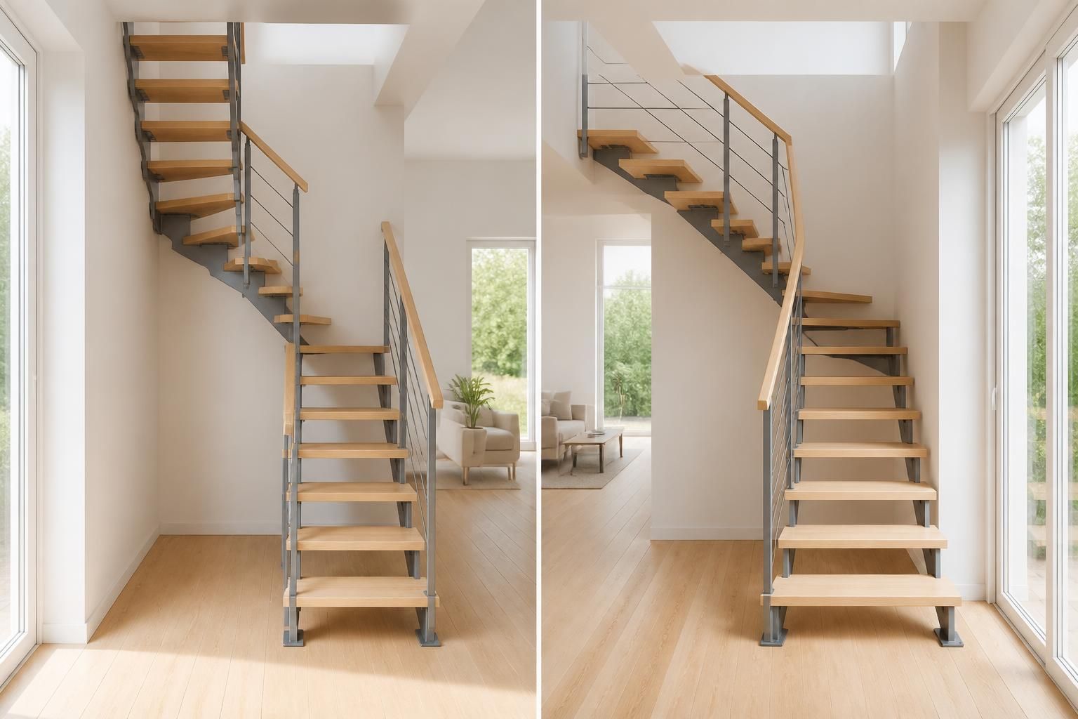 découvrez comment choisir votre escalier modulaire quart tournant, haut gauche ou gauche, parmi les offres de leroy merlin et castorama pour allier design et fonctionnalité.