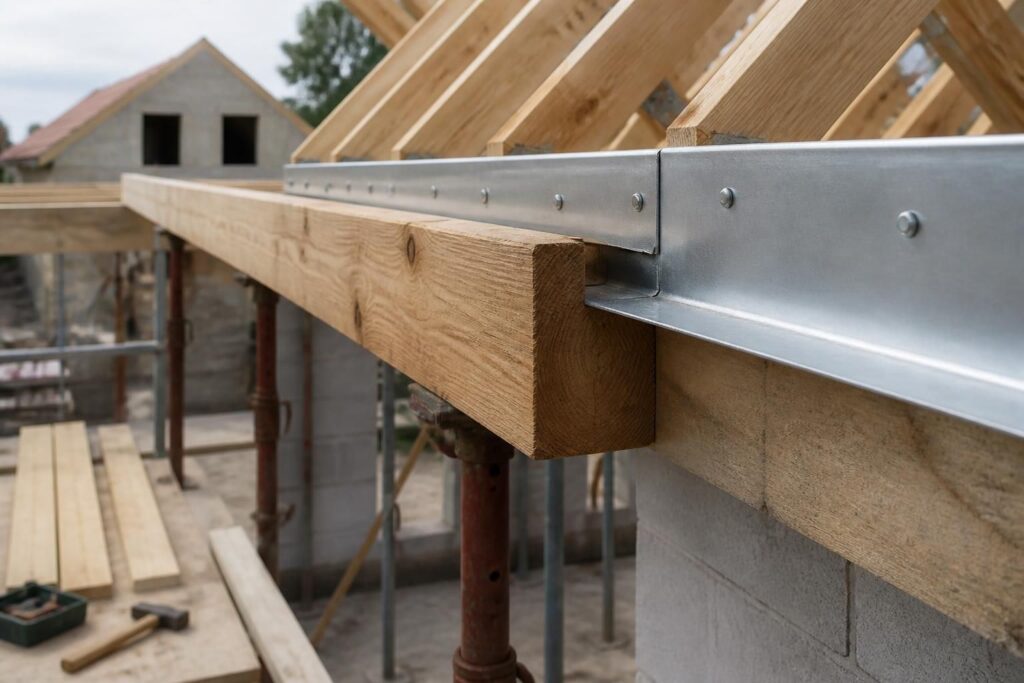 découvrez comment choisir entre une muralière en bois ou métallique pour votre charpente, avec les dimensions adaptées pour assurer solidité et durabilité à votre construction.