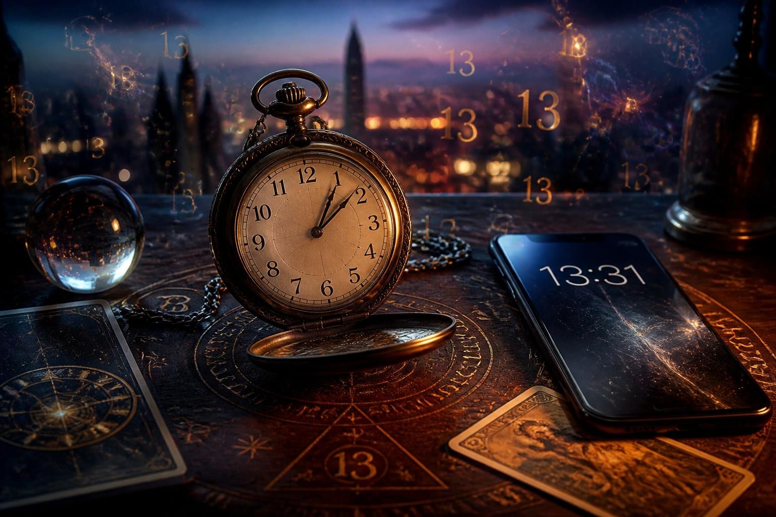 découvrez la signification et les mystères de la numérologie autour du nombre 13, en particulier les heures miroirs 13h13 et 13h31, et leur influence dans votre vie.