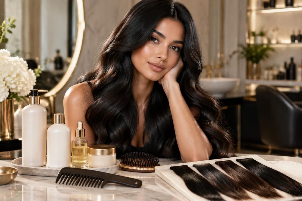 découvrez les nuances de cheveux noirs, les produits adaptés et nos conseils d’entretien pour préserver leur éclat et leur beauté.